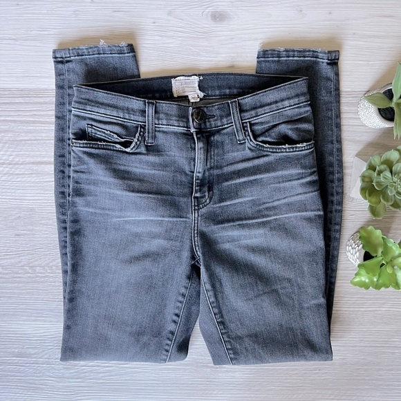 CURRENT/ELLIOT grey high waisted skinny jeans size 26 - Picture 2 of 13